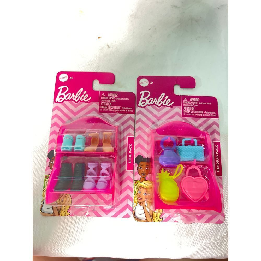 Barbie Doll Accessories Pack - Handbag and‎ Shoe Set for Fashion Play